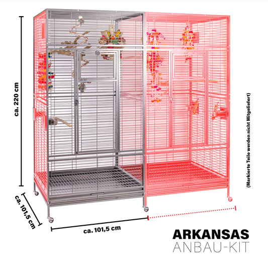 Montana Arkansas Uitbreidingskit Platinum – Model vanaf mei 2021 (201 cm)