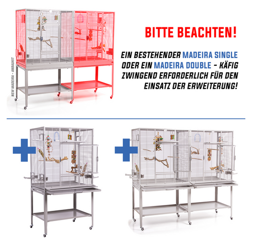 Montana Madeira Single/Double Uitbreidingskit Platinum