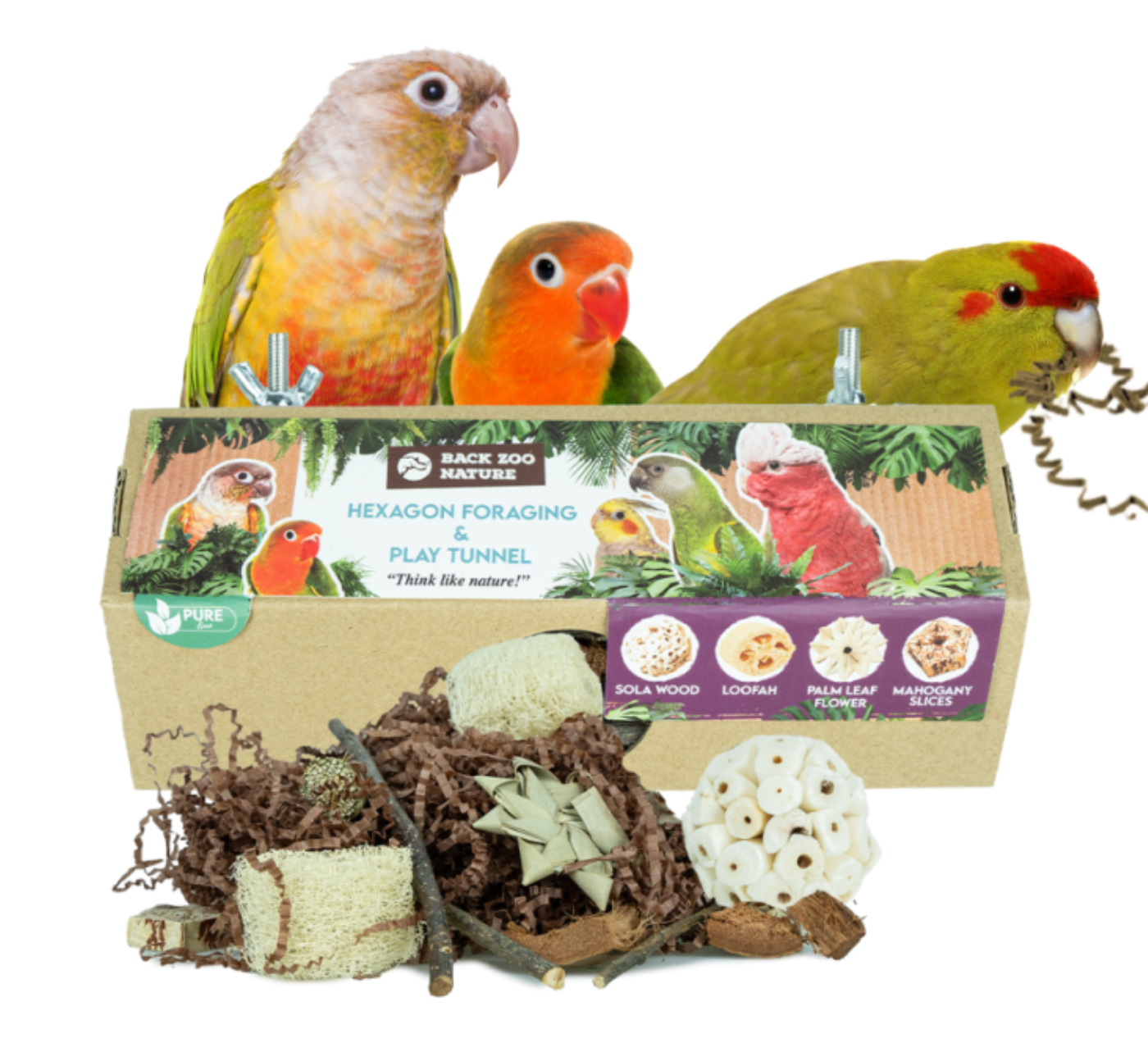 Hexagon Foraging & Play Tunnel