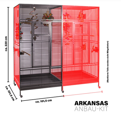 Montana Arkansas Uitbreidingskit Antiek – Model vanaf mei 2021 (201 cm)