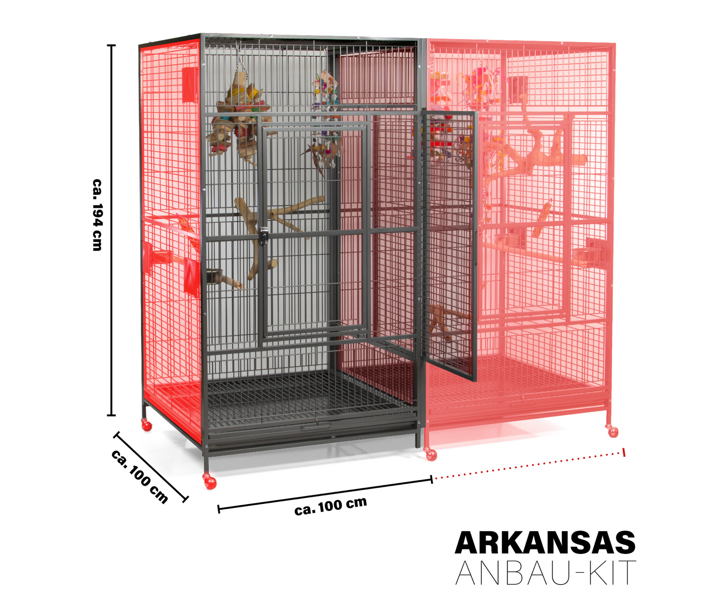 Montana Arkansas Uitbreidingskit Antiek – Model tot mei 2021 (194 cm)